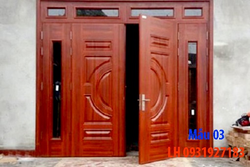 Đóng cửa gỗ tại Đà Nẵng, báo giá thi công cửa gỗ tự nhiên 3