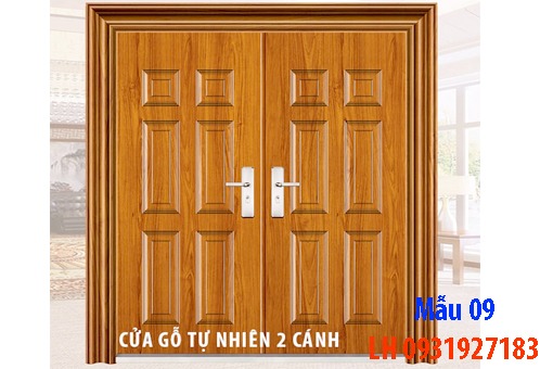 Đóng cửa gỗ tại Đà Nẵng, báo giá thi công cửa gỗ tự nhiên 9