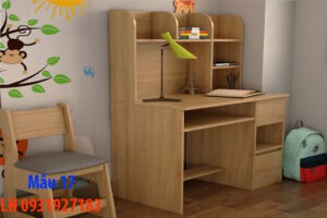 Bàn học gỗ tự nhiên xồi nga