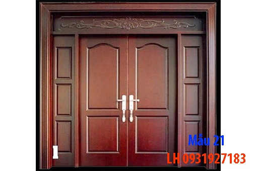 Đóng cửa gỗ tại Đà Nẵng, báo giá thi công cửa gỗ tự nhiên 21
