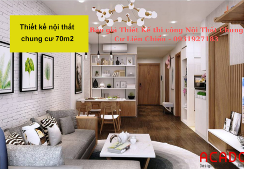 Thiết kế thi công lắp đặt nội thất chung cư tại Liên Chiểu (2)